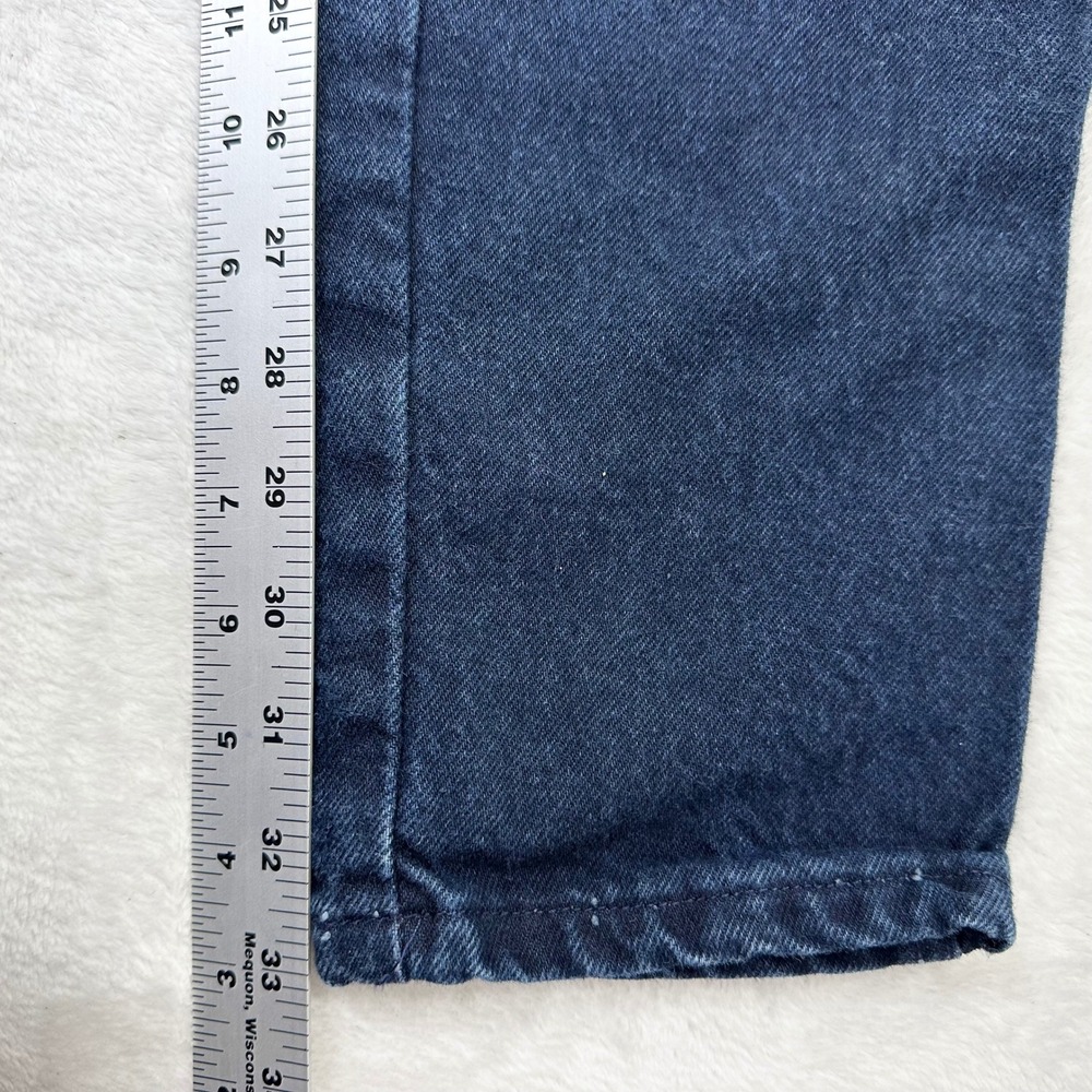 County Seat High Waist Jeans Womens 12L Long Slim Fit Dark Wash Denim Pants VTG - Picture 6 of 12